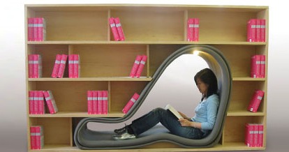 combination-chair-lounger-bookcase-design